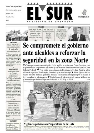 El Sur 31 de Mayo de 2013