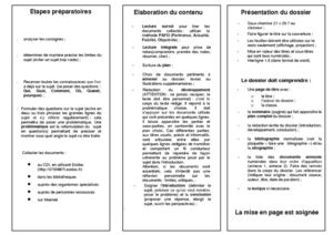 Dossier documentaire