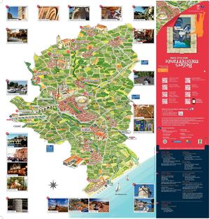 Plan touristique côté ville
