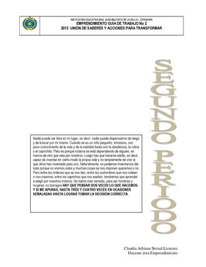 GUIA EMPRENDIMIENTO SEGUNDO PERIODO