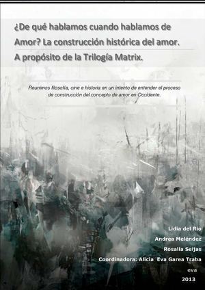 De que hablamos cuando hablamos de amor