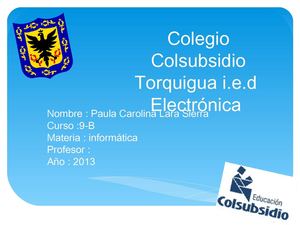 Colegio Colsubsidio Torquigua i