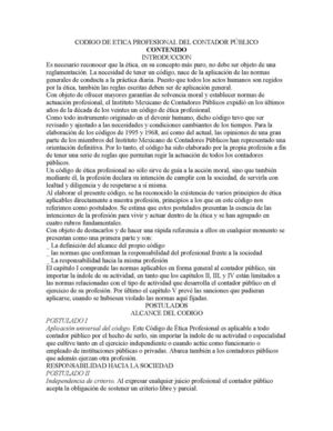 CÓDIGO DE ÉTICA PROFESIONAL DEL CONTADOR PUBLICO