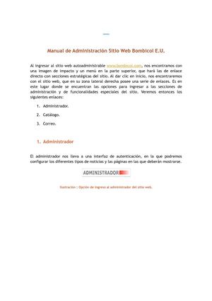 Manual de Administración Bombicol