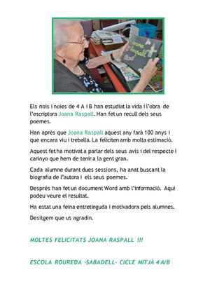 RECULL DE POEMES JOANA RASPALL