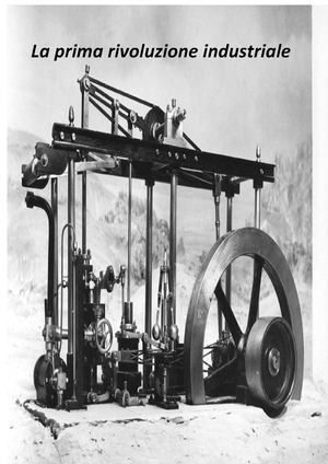 La prima rivoluzione industriale