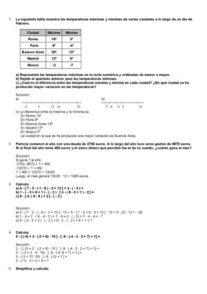 Actividades mate T1 T2