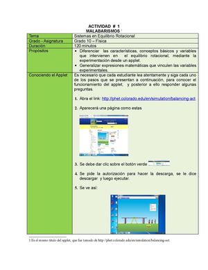 Actividad 1: Malabarismos