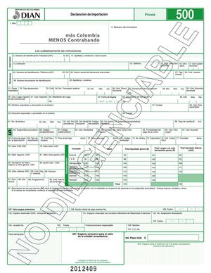 DECLARACION DE IMPORTACION
