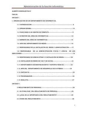 Administración de los recursos y función informatica