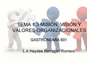 MISION VISION Y VALORES