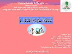 diapositivas de exposicion de atributos habilidades de un lider