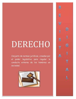 Revista Digital - EL DERECHO Y SUS RAMAS