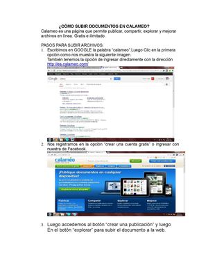 ¿Como subir documentos en calameo?