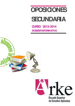 DOSSIER INFORMATIVO SECUNDARIA