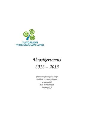 Vuosikertomus 2012-2013 YYKL