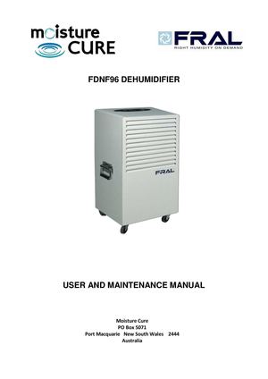 Fral FDNF96 Manual