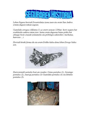 Seguraren sorrera (Joanes, Miren eta Nahia)