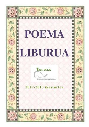 POEMA LIBURUA