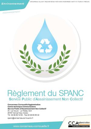 Le réglement du SPANC 