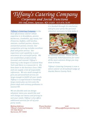 Syracuse Catering