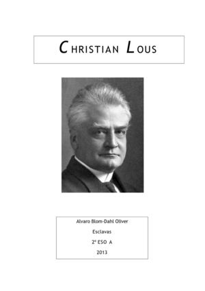 Christian Lous Lange