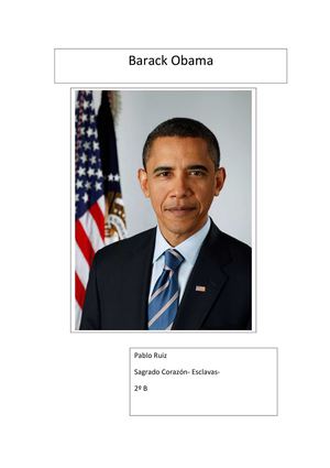 Biografía Barack Obama