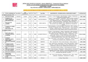 Véhicules et matériel 12-06-2013 