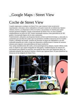 Google Maps : Street View