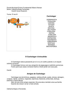 Criações do 3º Ano B