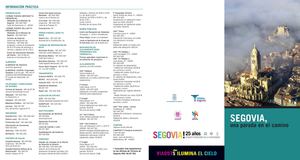 Cuadríptico Camino de Santiago (Segovia)