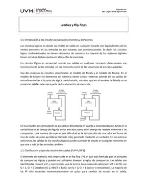SLS: 01 Latches y flip-flops