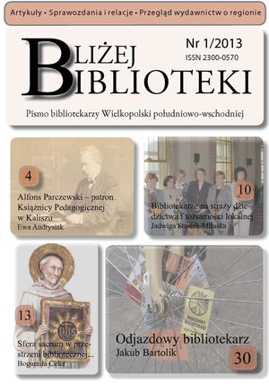 Bliżej Biblioteki 2013 nr 1