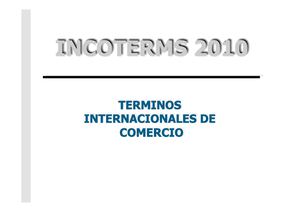 TERMINOS INCOTERMS