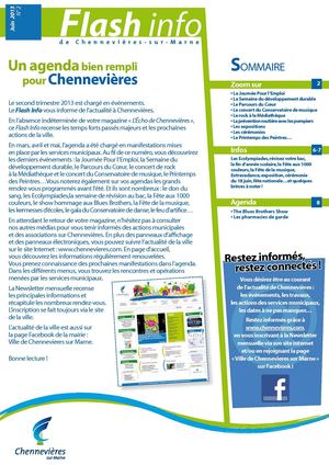 Flash info juin 2013