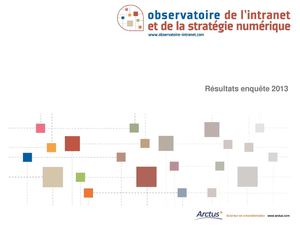 Observatoire-Intranet-2013-Synthèse