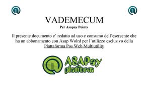 VADECUM PER ASAP POINTS