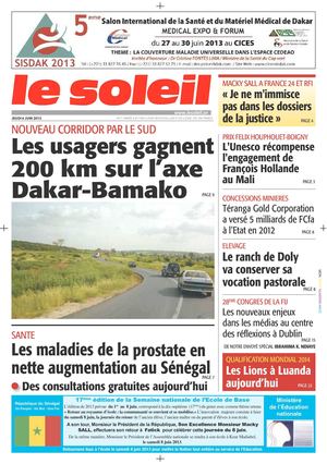 Edition du 6 Juin 2013