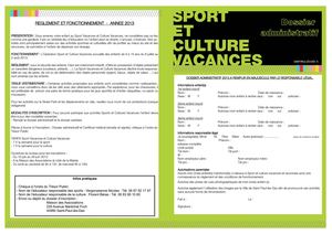 Dossier administratif scv 2013