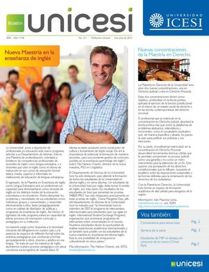 Boletín Unicesi, Edición No. 311