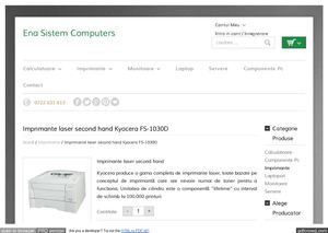 Imprimante laser second hand Kyocera FS-1030D = 175 lei