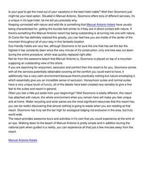 Manuel Antonio Hotel