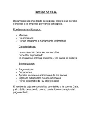 RECIBO DE CAJA
