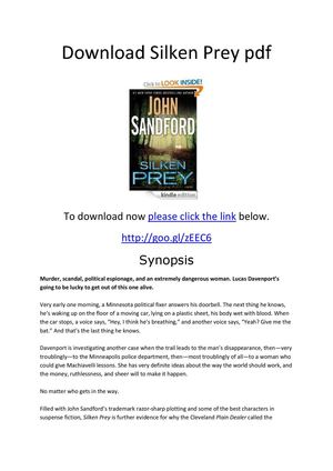 Download Silken Prey pdf