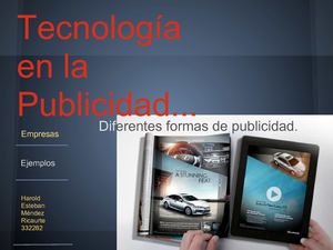 Tecnología en la publicidad