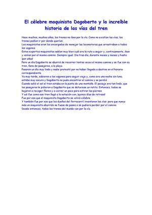 Cuento infantil medios de transportes