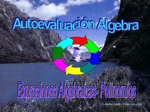 Expresiones Algebraicas - Polinomios, Autoevauación