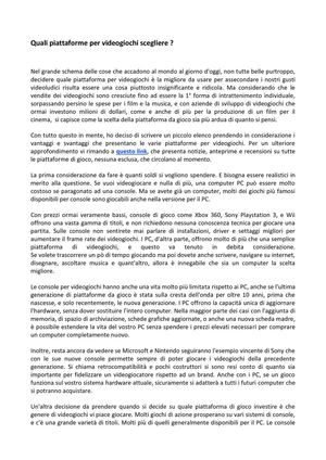 Quali piattaforme per videogiochi scegliere?