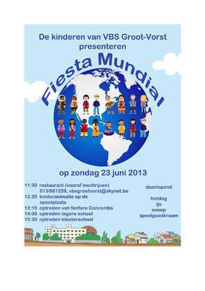 Schoolfeest 2013 VBS Groot-Vorst