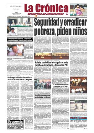 La Crónica 7 de junio 2013